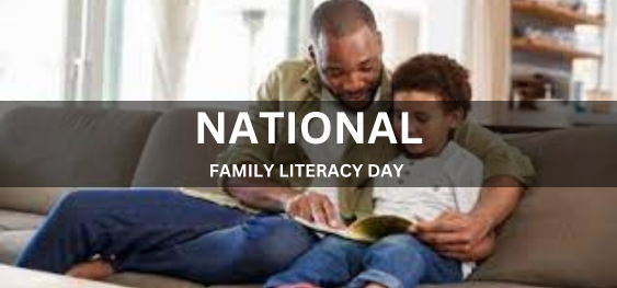 NATIONAL FAMILY LITERACY DAY [राष्ट्रीय परिवार साक्षरता दिवस]